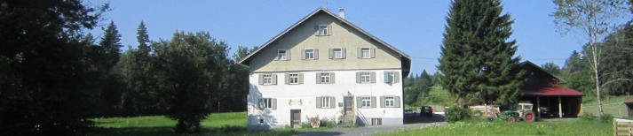 Die Obere Mühle in Wertach, Oberallgäu